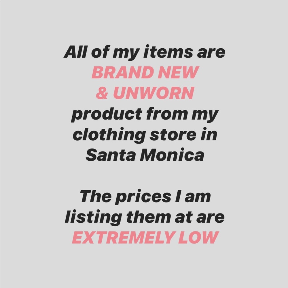 Information about the product listed